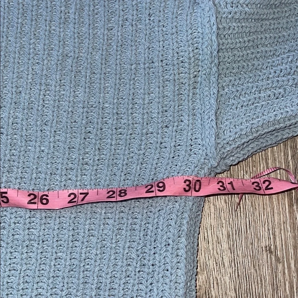 Aerie Light Blue Crew Neck Sweater oversized small pullover - Picture 4 of 7